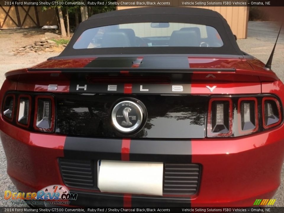 2014 Ford Mustang Shelby GT500 Convertible Ruby Red / Shelby Charcoal Black/Black Accents Photo #3