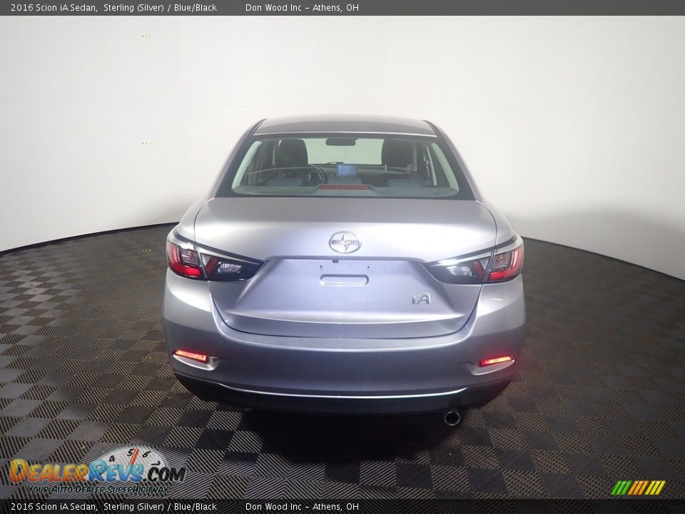 2016 Scion iA Sedan Sterling (Silver) / Blue/Black Photo #13