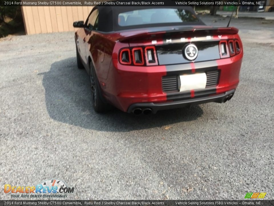 2014 Ford Mustang Shelby GT500 Convertible Ruby Red / Shelby Charcoal Black/Black Accents Photo #8