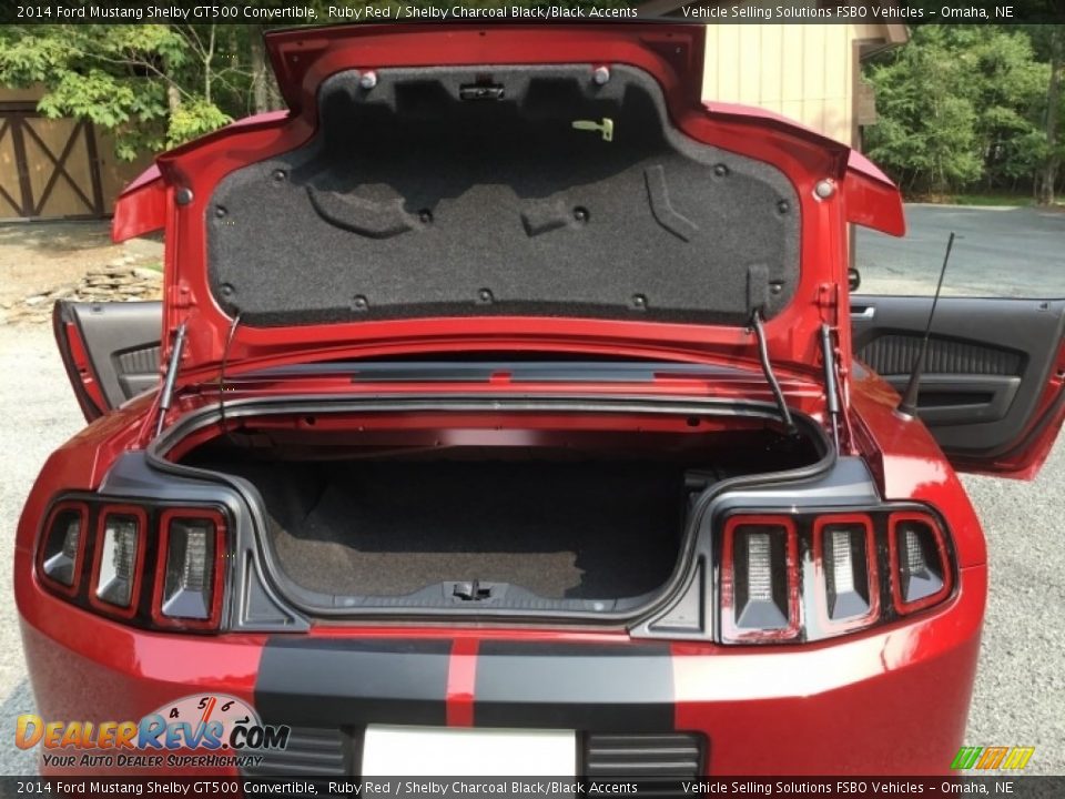 2014 Ford Mustang Shelby GT500 Convertible Ruby Red / Shelby Charcoal Black/Black Accents Photo #9