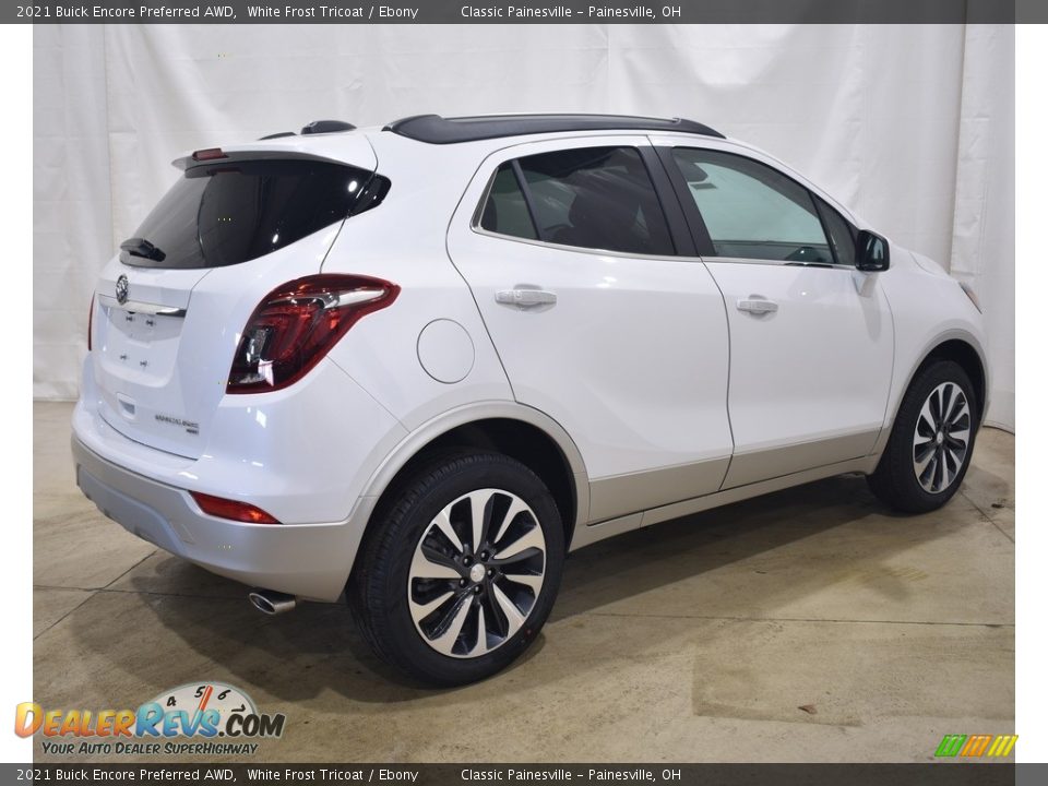 2021 Buick Encore Preferred AWD White Frost Tricoat / Ebony Photo #2