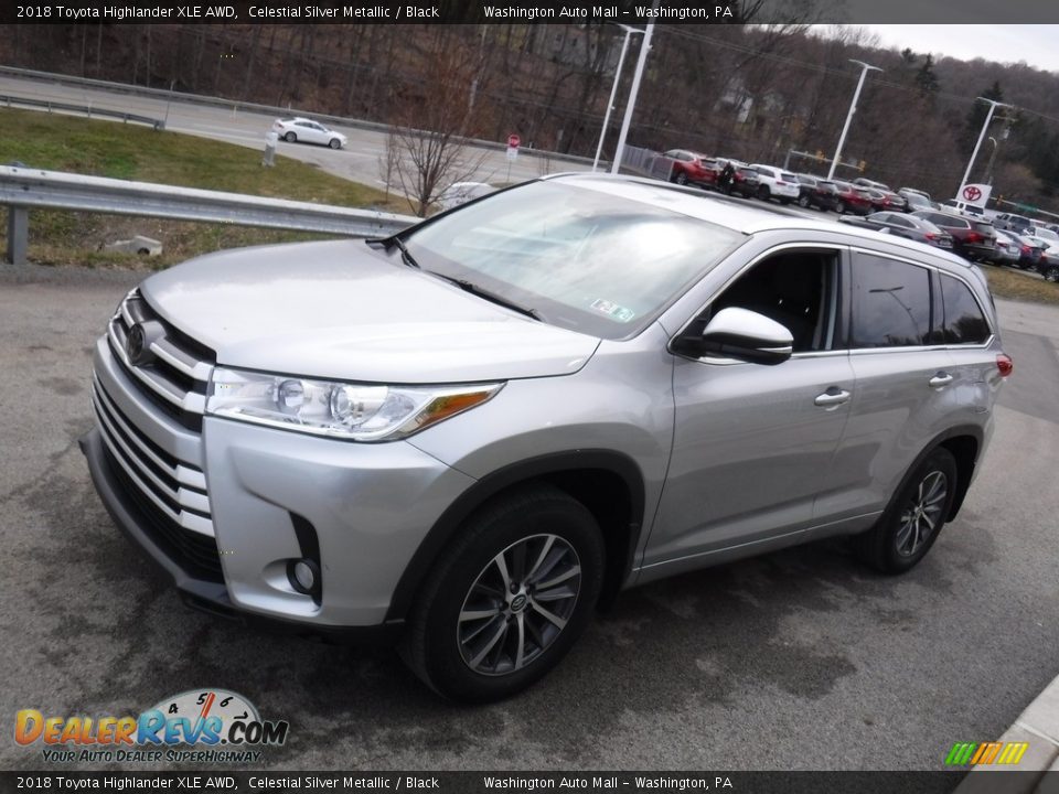 2018 Toyota Highlander XLE AWD Celestial Silver Metallic / Black Photo #11