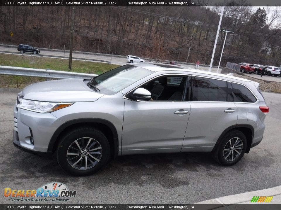 2018 Toyota Highlander XLE AWD Celestial Silver Metallic / Black Photo #12