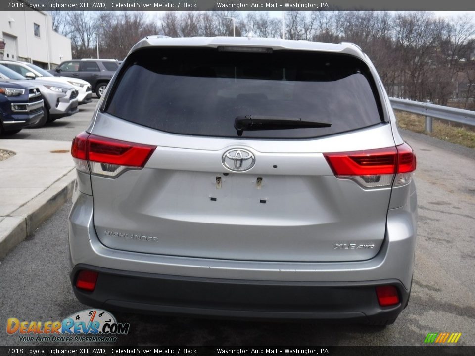 2018 Toyota Highlander XLE AWD Celestial Silver Metallic / Black Photo #14