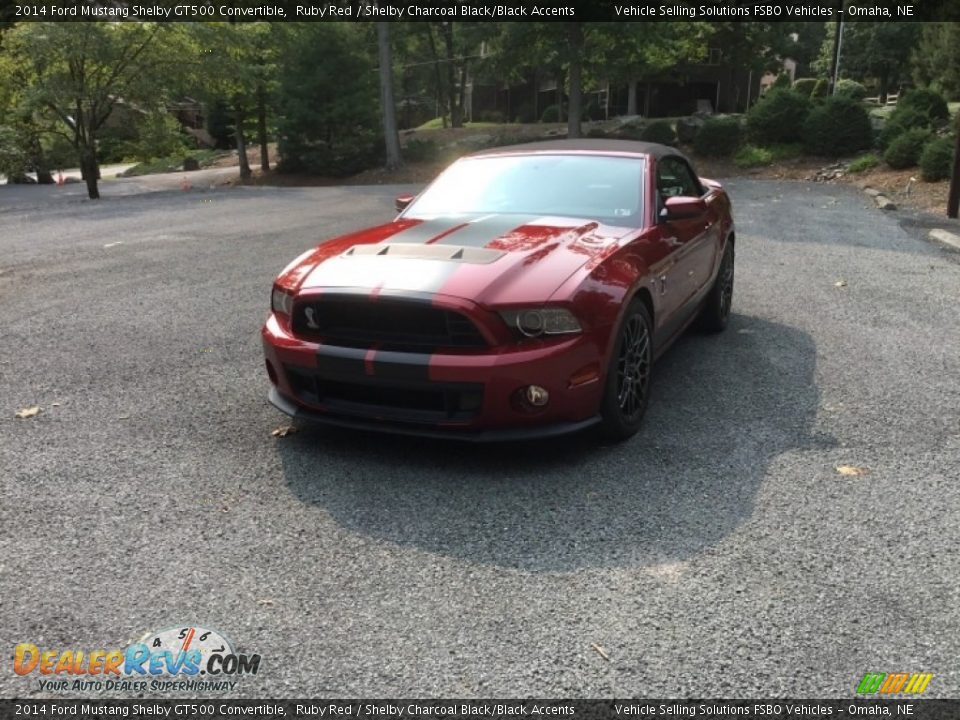 2014 Ford Mustang Shelby GT500 Convertible Ruby Red / Shelby Charcoal Black/Black Accents Photo #15