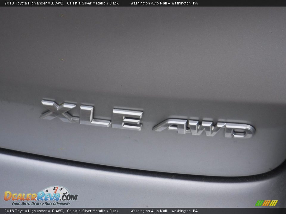 2018 Toyota Highlander XLE AWD Celestial Silver Metallic / Black Photo #16