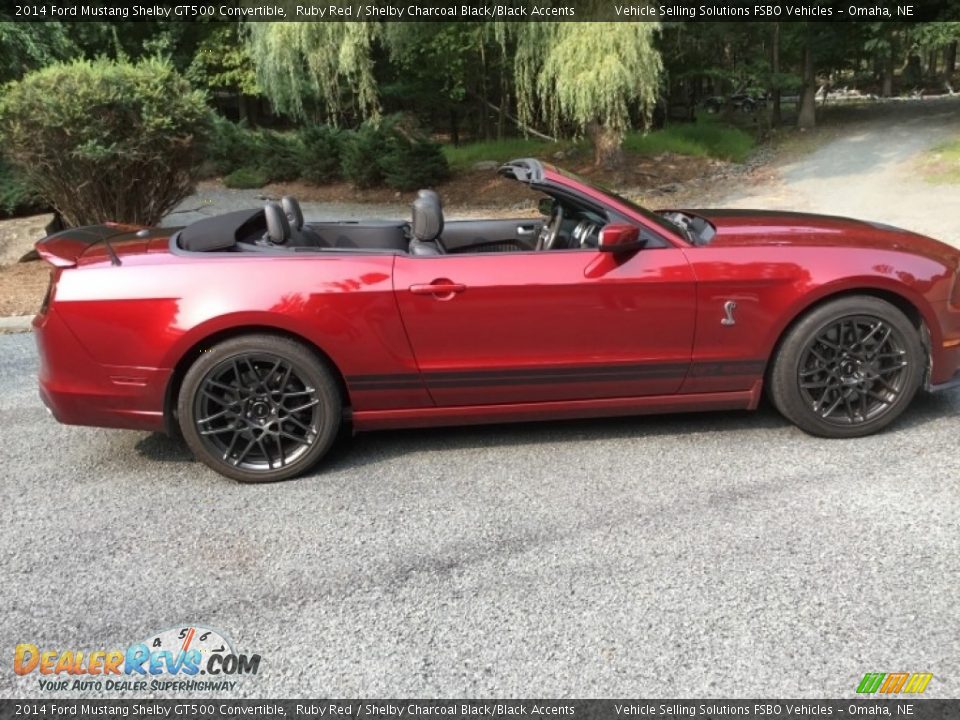 2014 Ford Mustang Shelby GT500 Convertible Ruby Red / Shelby Charcoal Black/Black Accents Photo #19