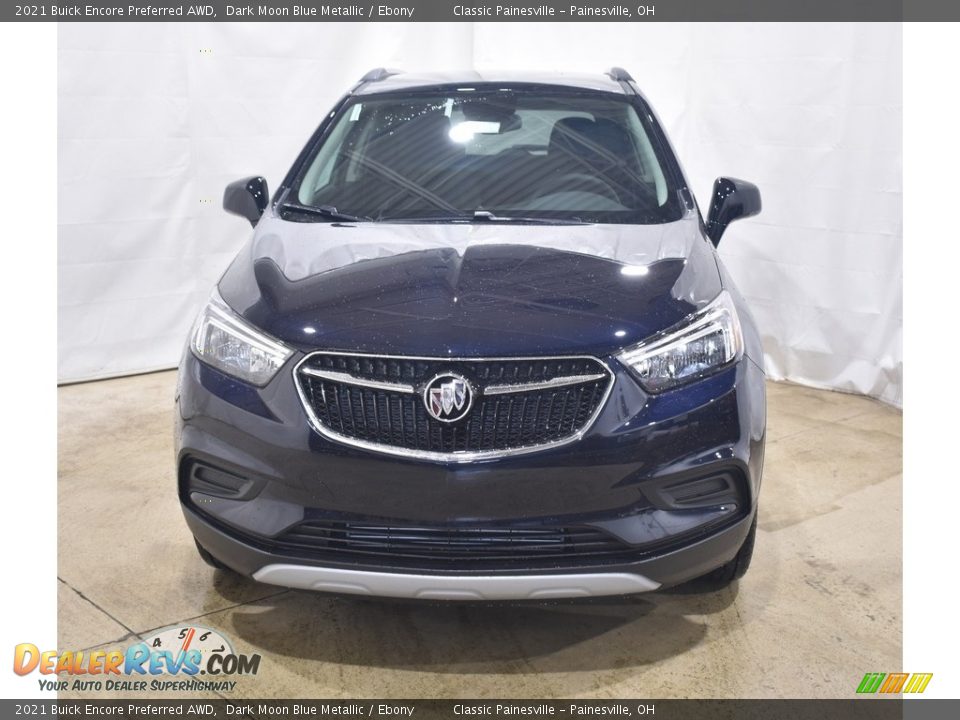 2021 Buick Encore Preferred AWD Dark Moon Blue Metallic / Ebony Photo #4