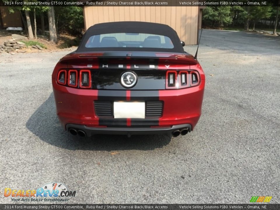 2014 Ford Mustang Shelby GT500 Convertible Ruby Red / Shelby Charcoal Black/Black Accents Photo #21