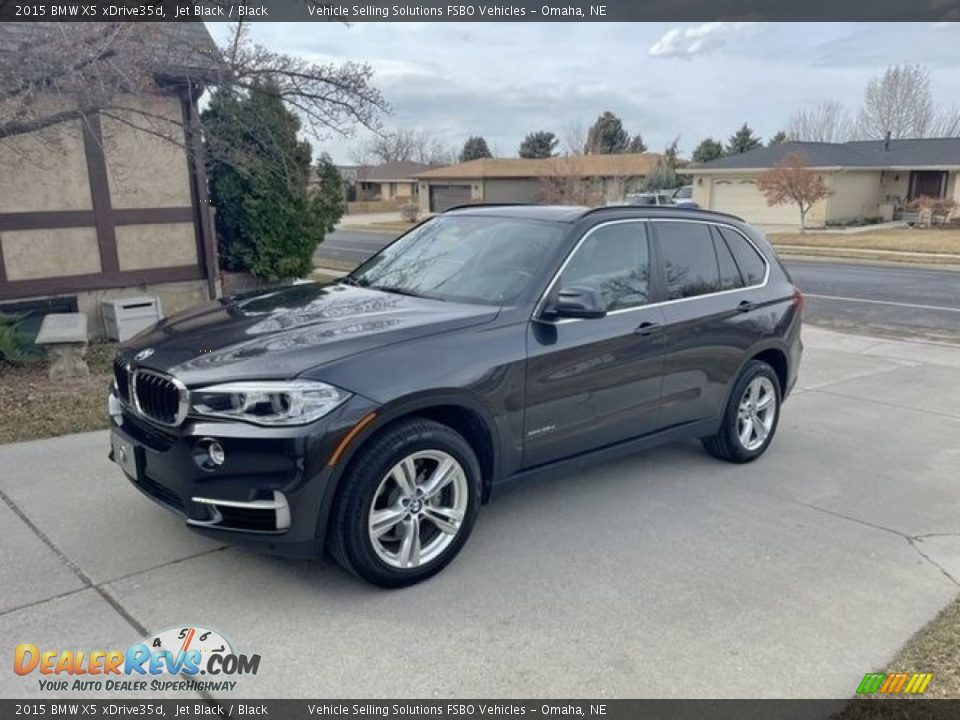 2015 BMW X5 xDrive35d Jet Black / Black Photo #1