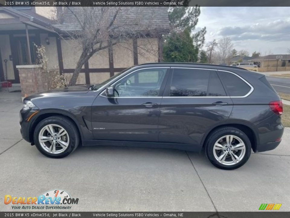 2015 BMW X5 xDrive35d Jet Black / Black Photo #2
