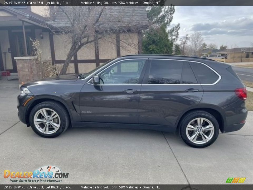 2015 BMW X5 xDrive35d Jet Black / Black Photo #2