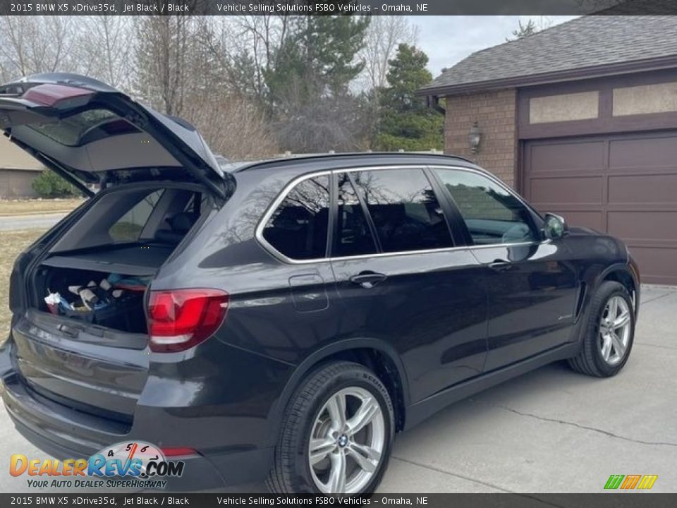 2015 BMW X5 xDrive35d Jet Black / Black Photo #3