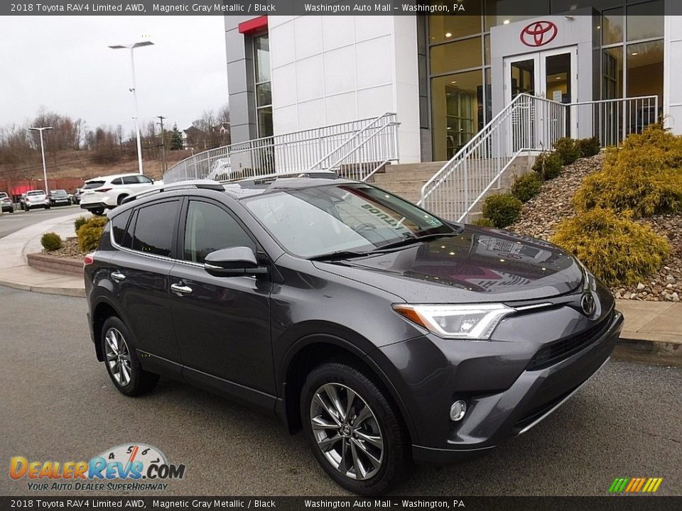 2018 Toyota RAV4 Limited AWD Magnetic Gray Metallic / Black Photo #1