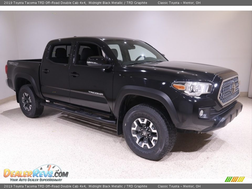 2019 Toyota Tacoma TRD Off-Road Double Cab 4x4 Midnight Black Metallic / TRD Graphite Photo #1