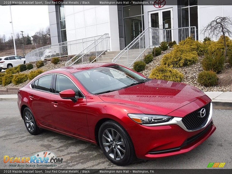 2018 Mazda Mazda6 Sport Soul Red Crystal Metallic / Black Photo #1