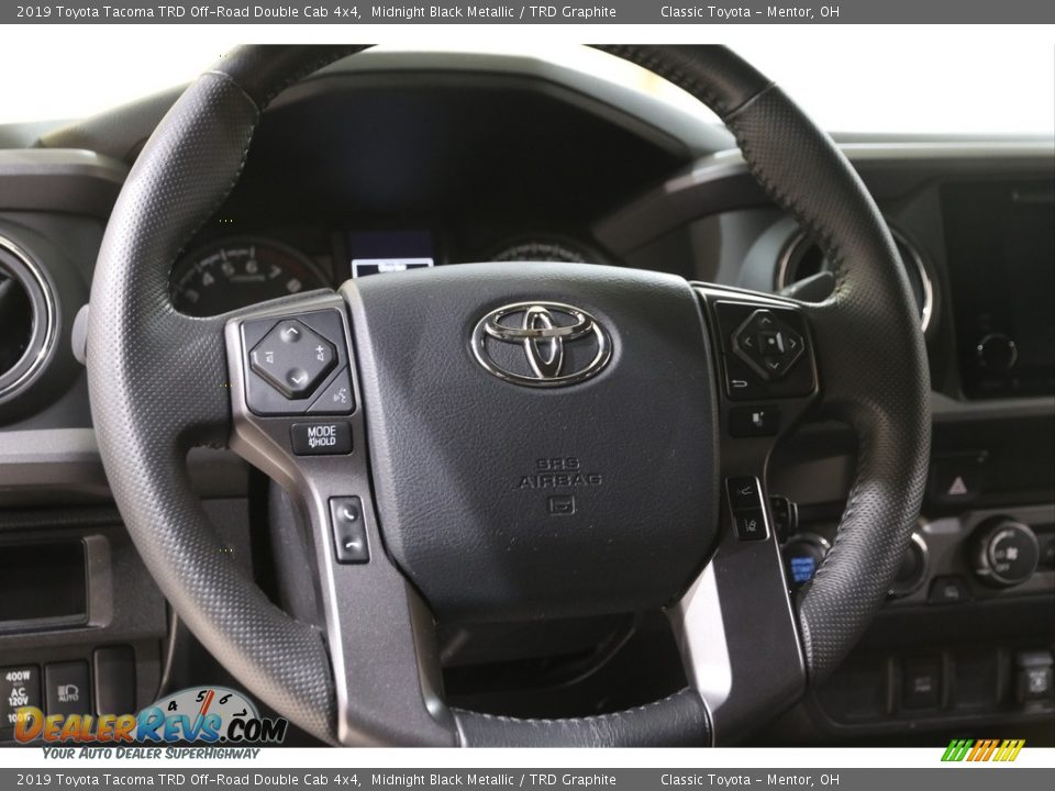 2019 Toyota Tacoma TRD Off-Road Double Cab 4x4 Midnight Black Metallic / TRD Graphite Photo #7