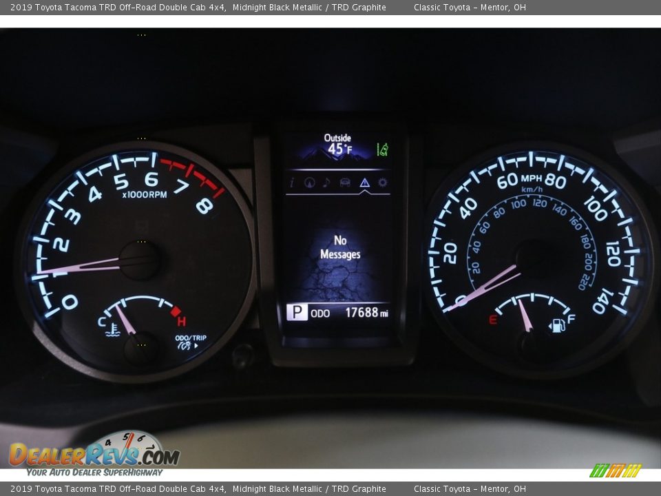 2019 Toyota Tacoma TRD Off-Road Double Cab 4x4 Midnight Black Metallic / TRD Graphite Photo #8