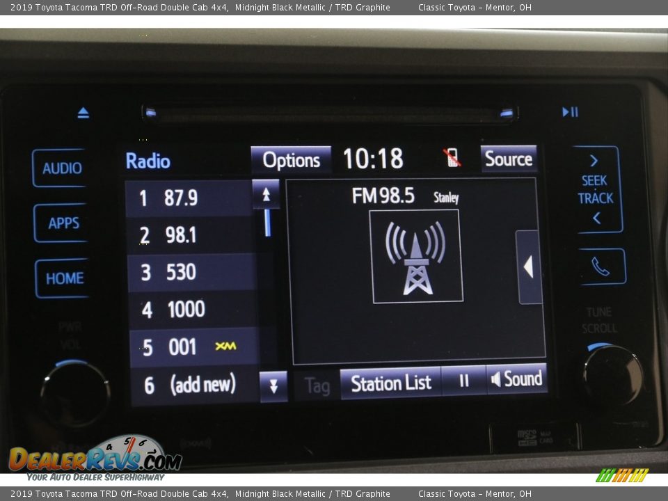 2019 Toyota Tacoma TRD Off-Road Double Cab 4x4 Midnight Black Metallic / TRD Graphite Photo #10