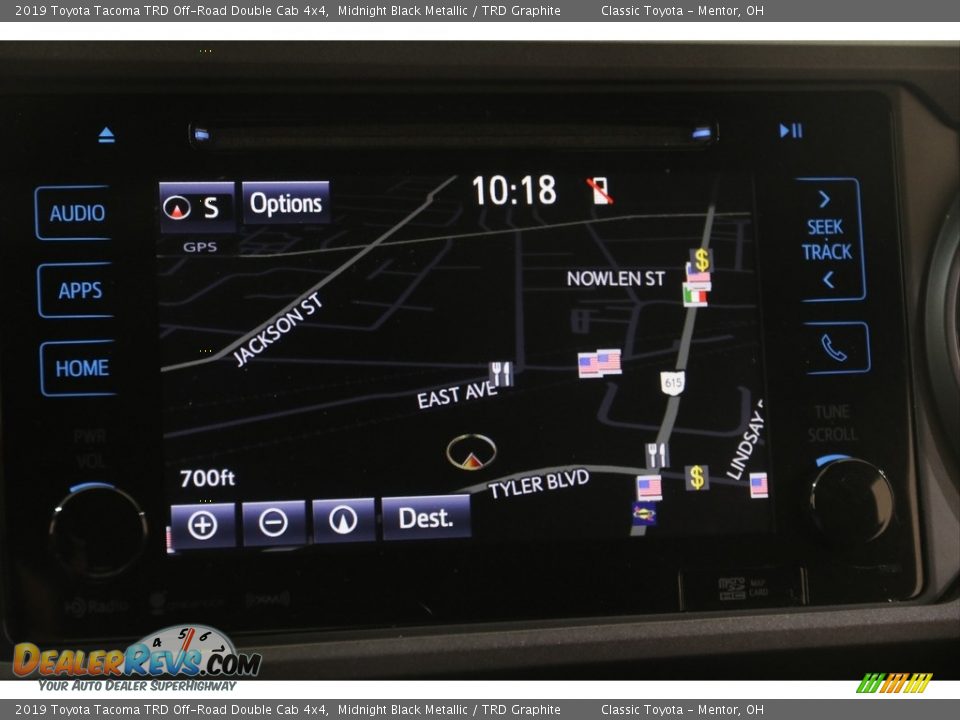 2019 Toyota Tacoma TRD Off-Road Double Cab 4x4 Midnight Black Metallic / TRD Graphite Photo #12