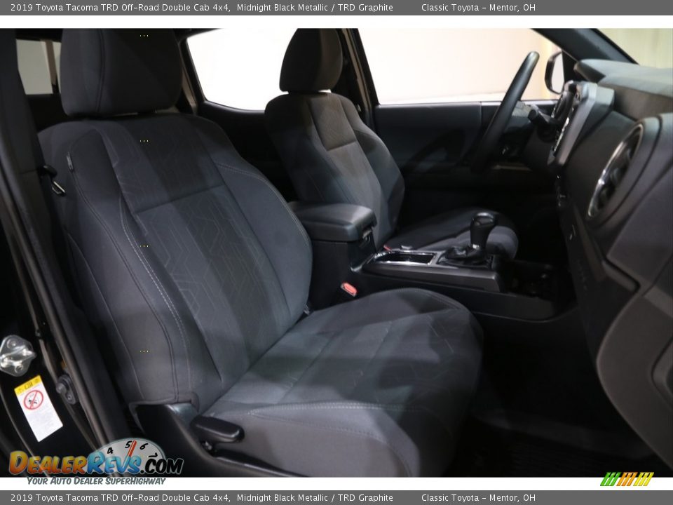 2019 Toyota Tacoma TRD Off-Road Double Cab 4x4 Midnight Black Metallic / TRD Graphite Photo #15