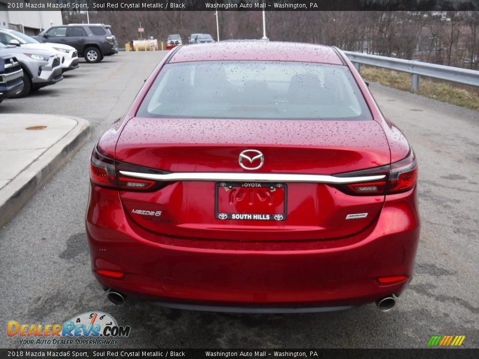 2018 Mazda Mazda6 Sport Soul Red Crystal Metallic / Black Photo #11