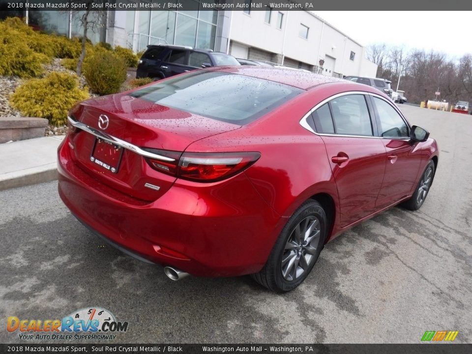 2018 Mazda Mazda6 Sport Soul Red Crystal Metallic / Black Photo #12