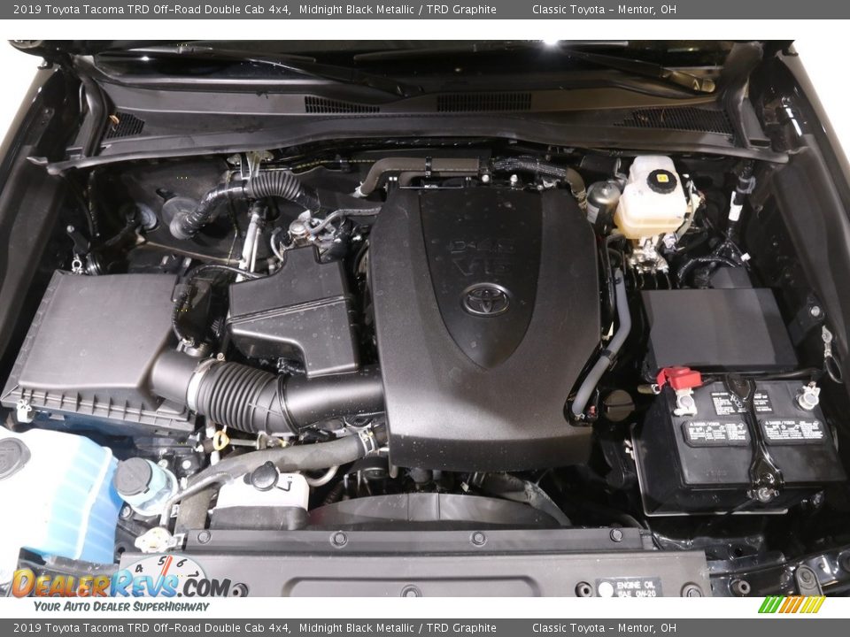 2019 Toyota Tacoma TRD Off-Road Double Cab 4x4 Midnight Black Metallic / TRD Graphite Photo #19