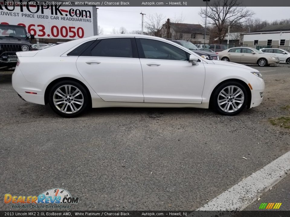 2013 Lincoln MKZ 2.0L EcoBoost AWD White Platinum / Charcoal Black Photo #2