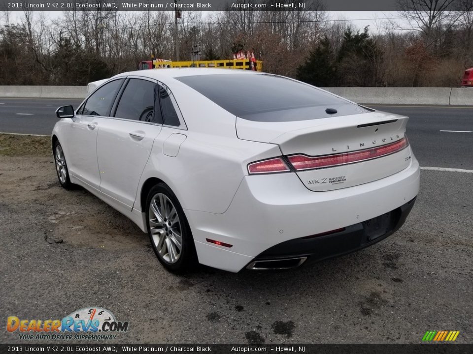 2013 Lincoln MKZ 2.0L EcoBoost AWD White Platinum / Charcoal Black Photo #5