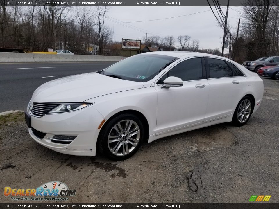 2013 Lincoln MKZ 2.0L EcoBoost AWD White Platinum / Charcoal Black Photo #7