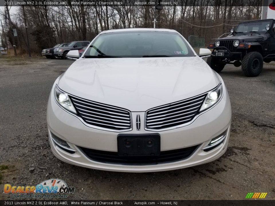 2013 Lincoln MKZ 2.0L EcoBoost AWD White Platinum / Charcoal Black Photo #8