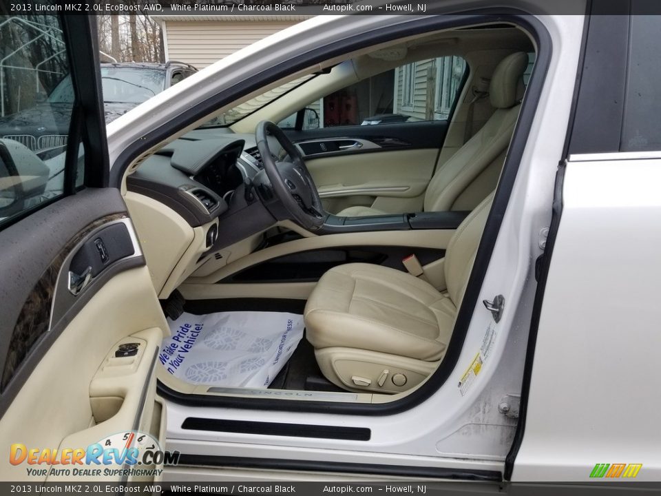 2013 Lincoln MKZ 2.0L EcoBoost AWD White Platinum / Charcoal Black Photo #9