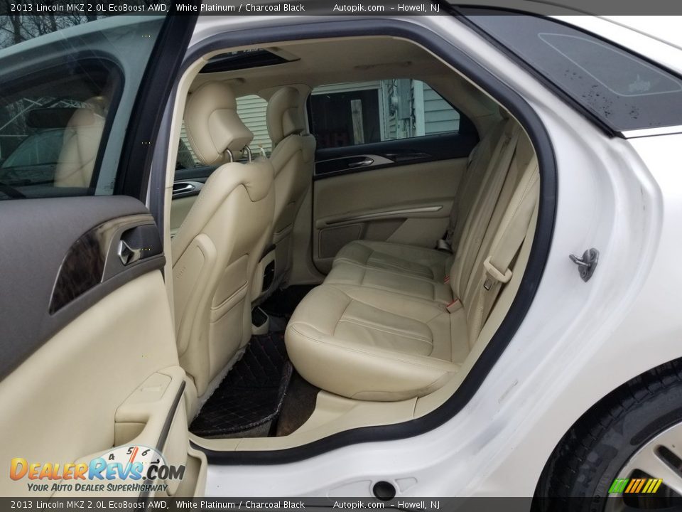 2013 Lincoln MKZ 2.0L EcoBoost AWD White Platinum / Charcoal Black Photo #13