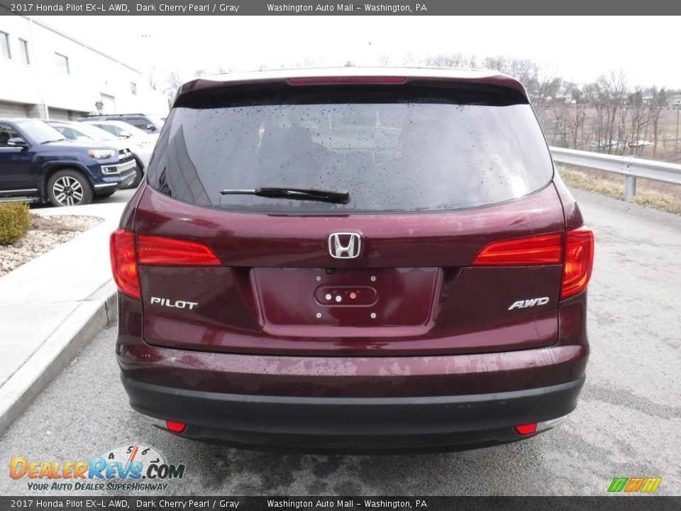 2017 Honda Pilot EX-L AWD Dark Cherry Pearl / Gray Photo #14