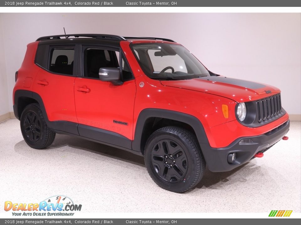 2018 Jeep Renegade Trailhawk 4x4 Colorado Red / Black Photo #1