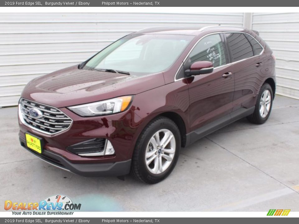 2019 Ford Edge SEL Burgundy Velvet / Ebony Photo #4