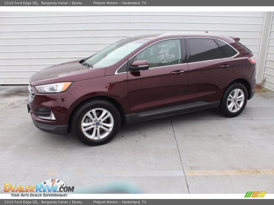 2019 Ford Edge SEL Burgundy Velvet / Ebony Photo #5