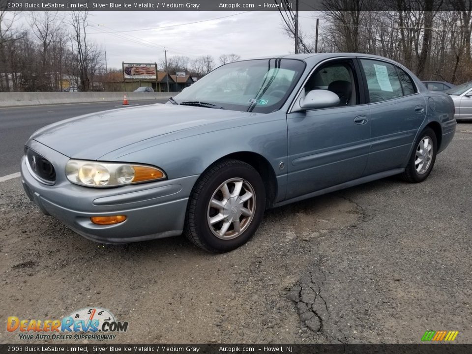 2003 Buick LeSabre Limited Silver Blue Ice Metallic / Medium Gray Photo #7