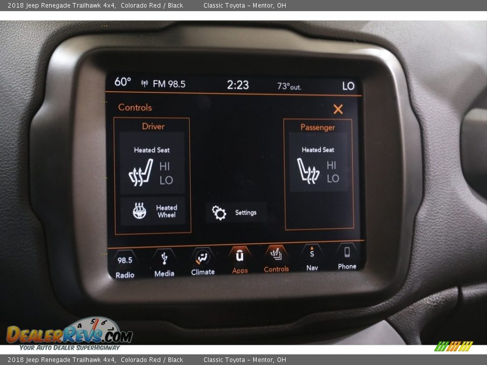 2018 Jeep Renegade Trailhawk 4x4 Colorado Red / Black Photo #13