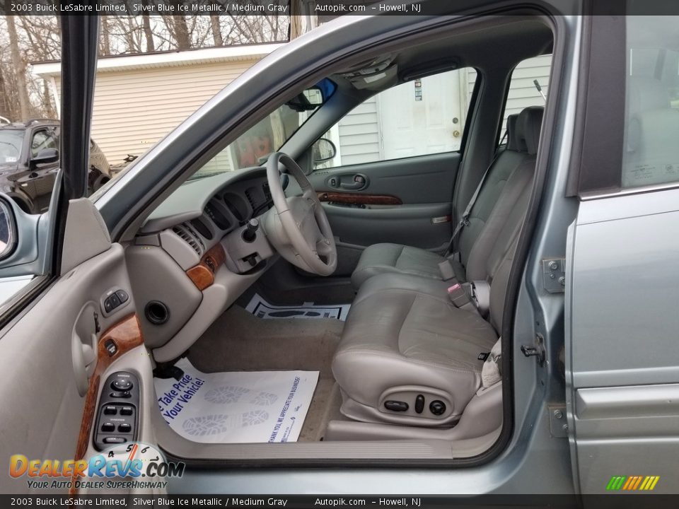 2003 Buick LeSabre Limited Silver Blue Ice Metallic / Medium Gray Photo #9