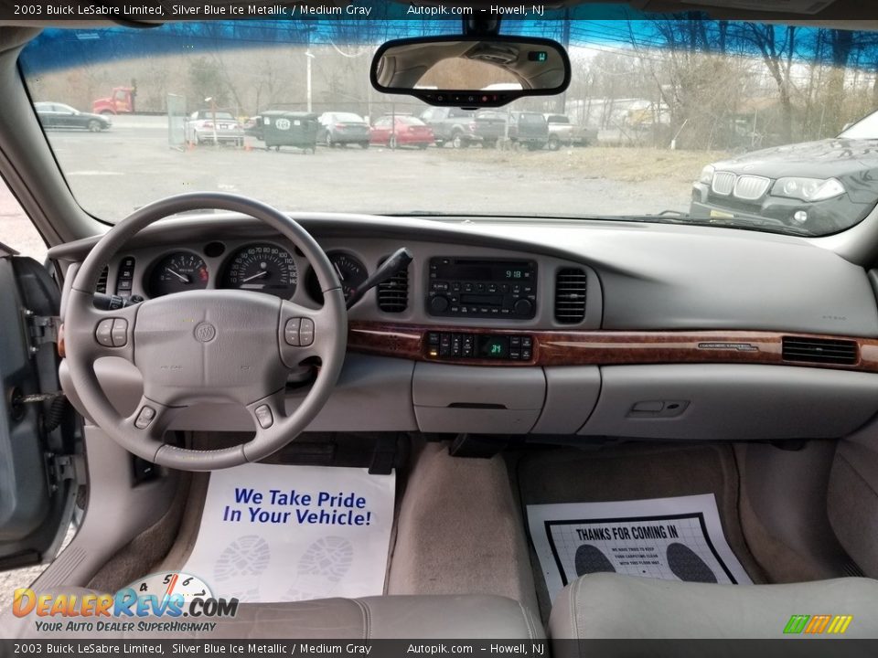 2003 Buick LeSabre Limited Silver Blue Ice Metallic / Medium Gray Photo #16