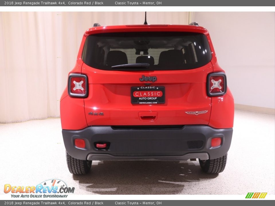 2018 Jeep Renegade Trailhawk 4x4 Colorado Red / Black Photo #21