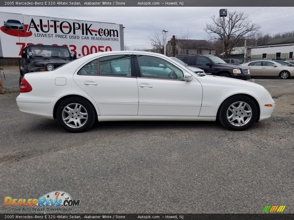 2005 Mercedes-Benz E 320 4Matic Sedan Alabaster White / Stone Photo #2