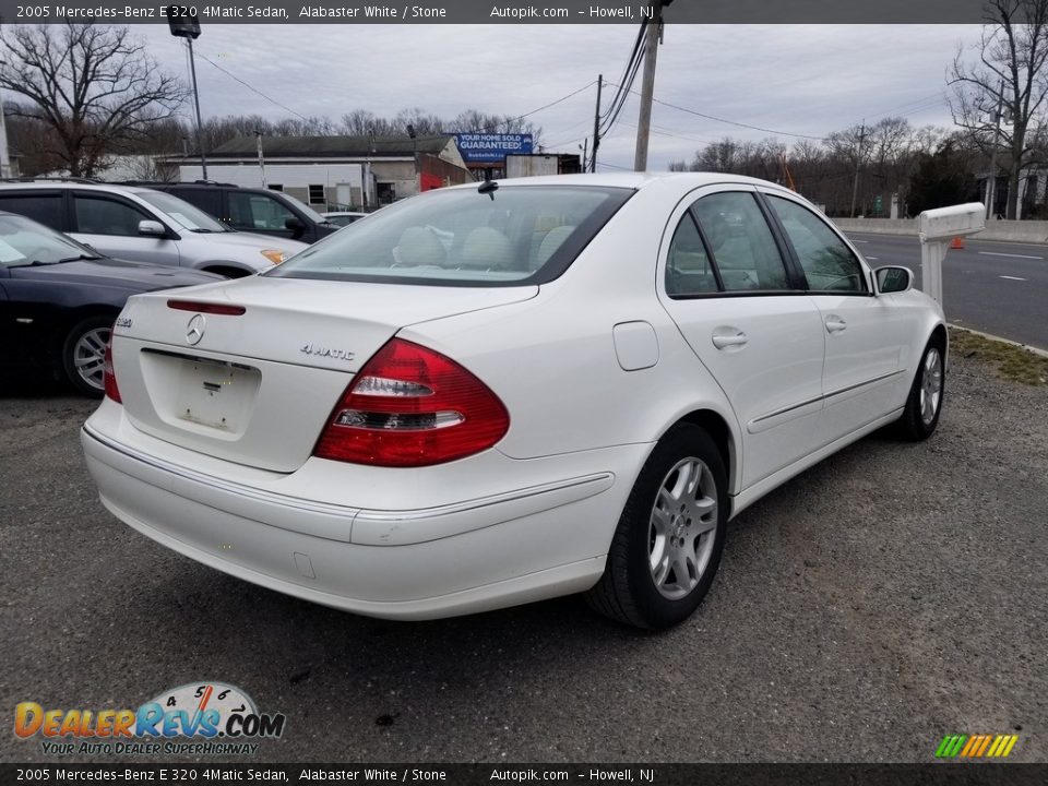 2005 Mercedes-Benz E 320 4Matic Sedan Alabaster White / Stone Photo #3