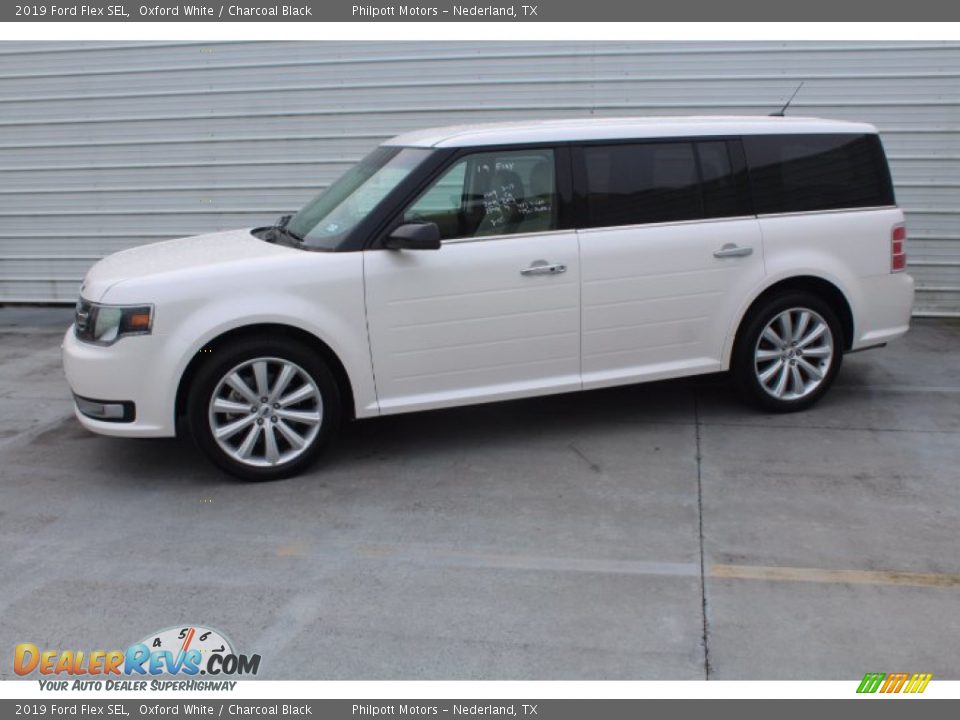 2019 Ford Flex SEL Oxford White / Charcoal Black Photo #5