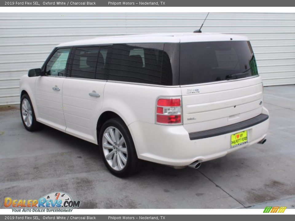 2019 Ford Flex SEL Oxford White / Charcoal Black Photo #6