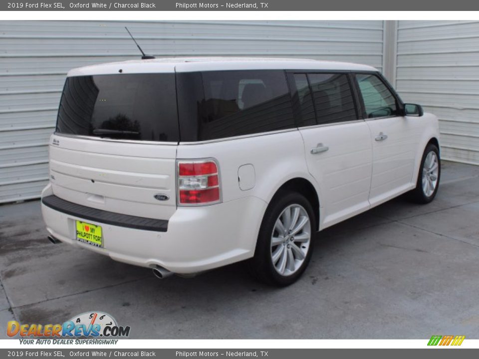 2019 Ford Flex SEL Oxford White / Charcoal Black Photo #8