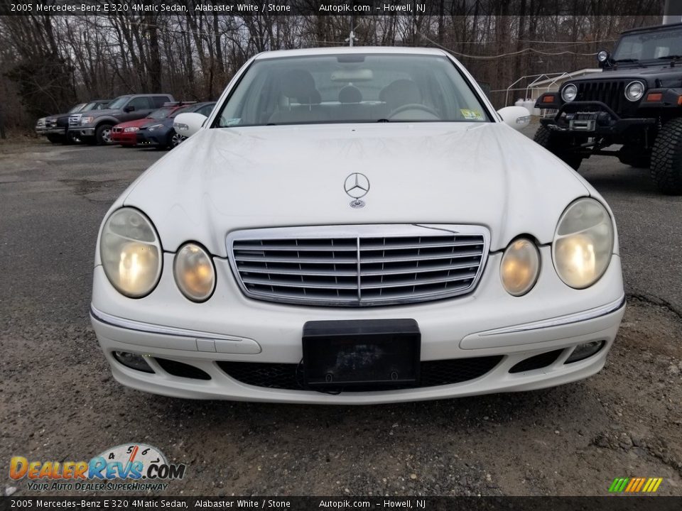 2005 Mercedes-Benz E 320 4Matic Sedan Alabaster White / Stone Photo #8