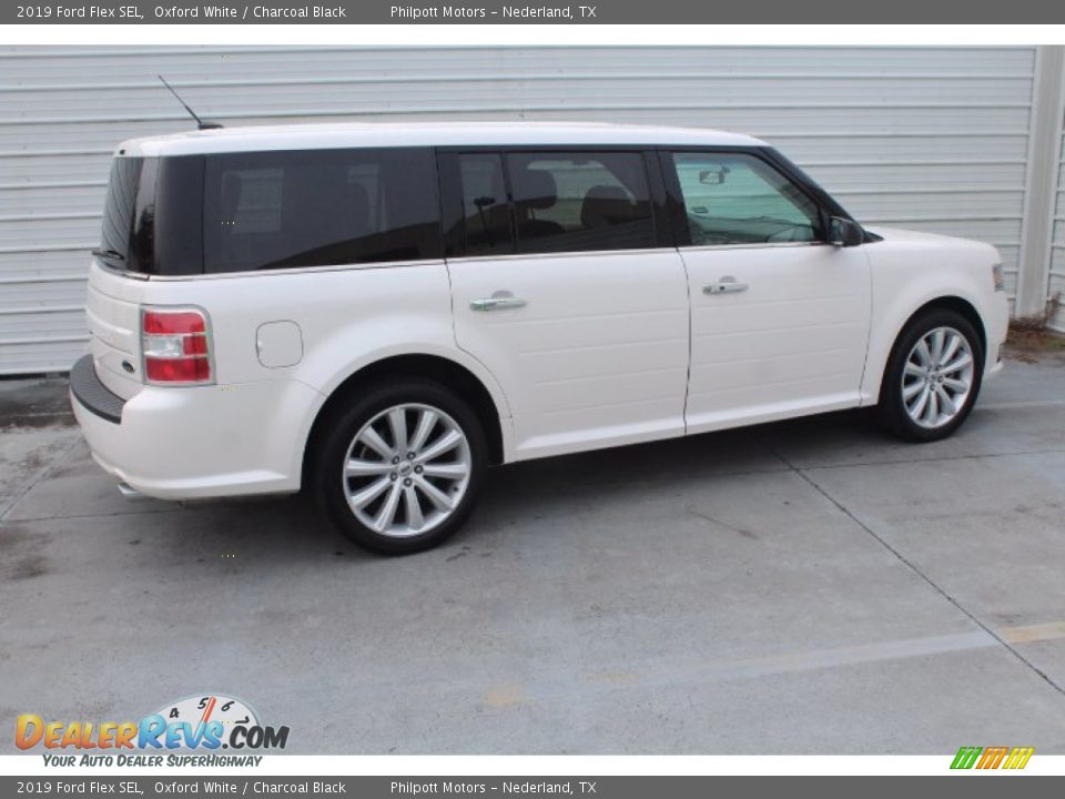 2019 Ford Flex SEL Oxford White / Charcoal Black Photo #9
